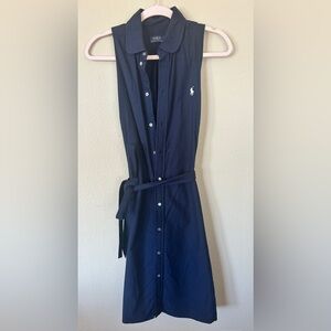 Polo by Ralph Lauren Dark Blue Sleeveless Dress
